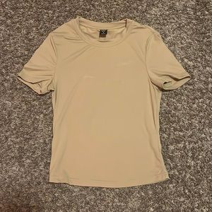 SHEIN Beige Tight Fitting Top